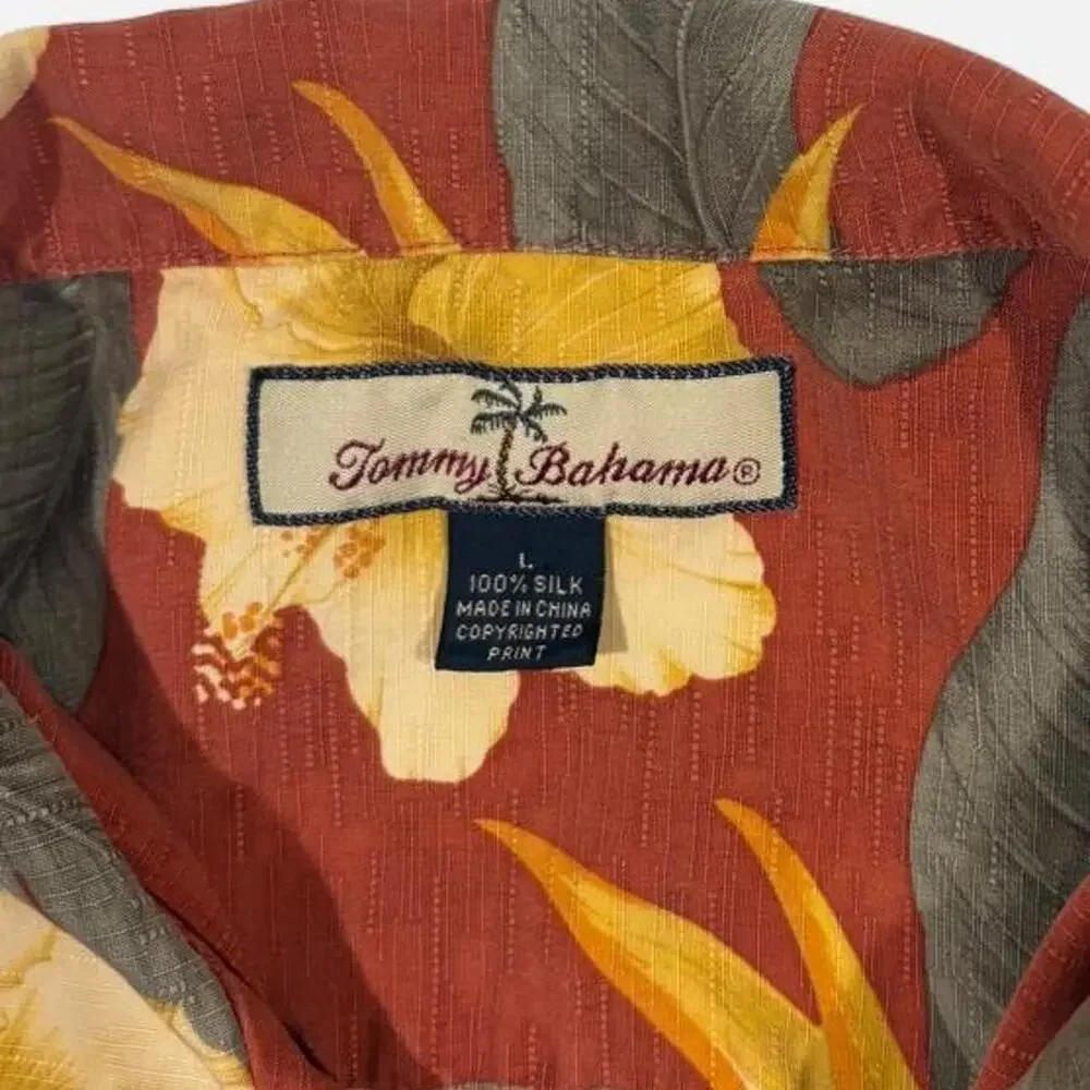 Vintage tommy bahama bright red